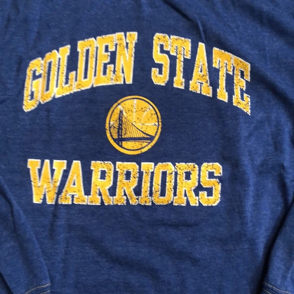Golden State Warriors Retro Long Sleeve Tee Shirt - Picture 4 of 6